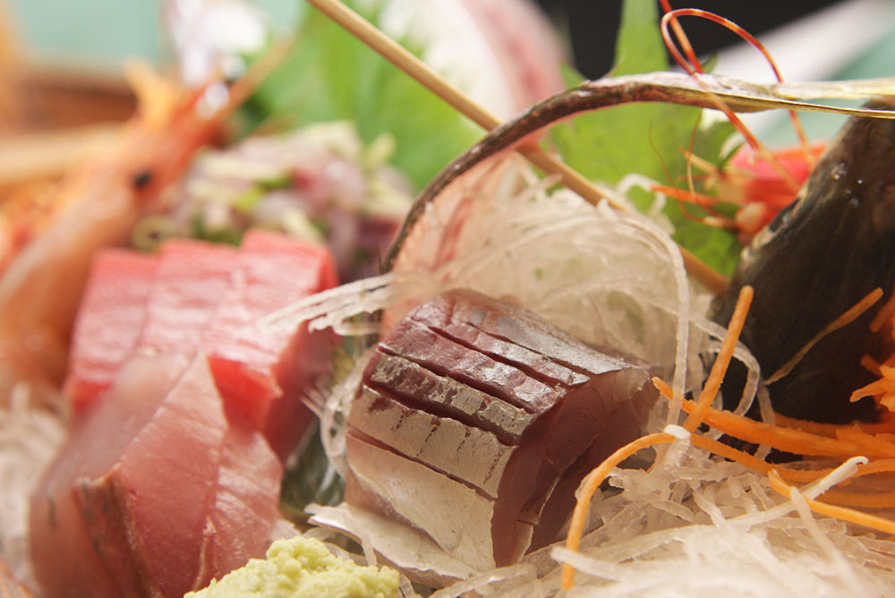 地元の旬の素材が自慢です。